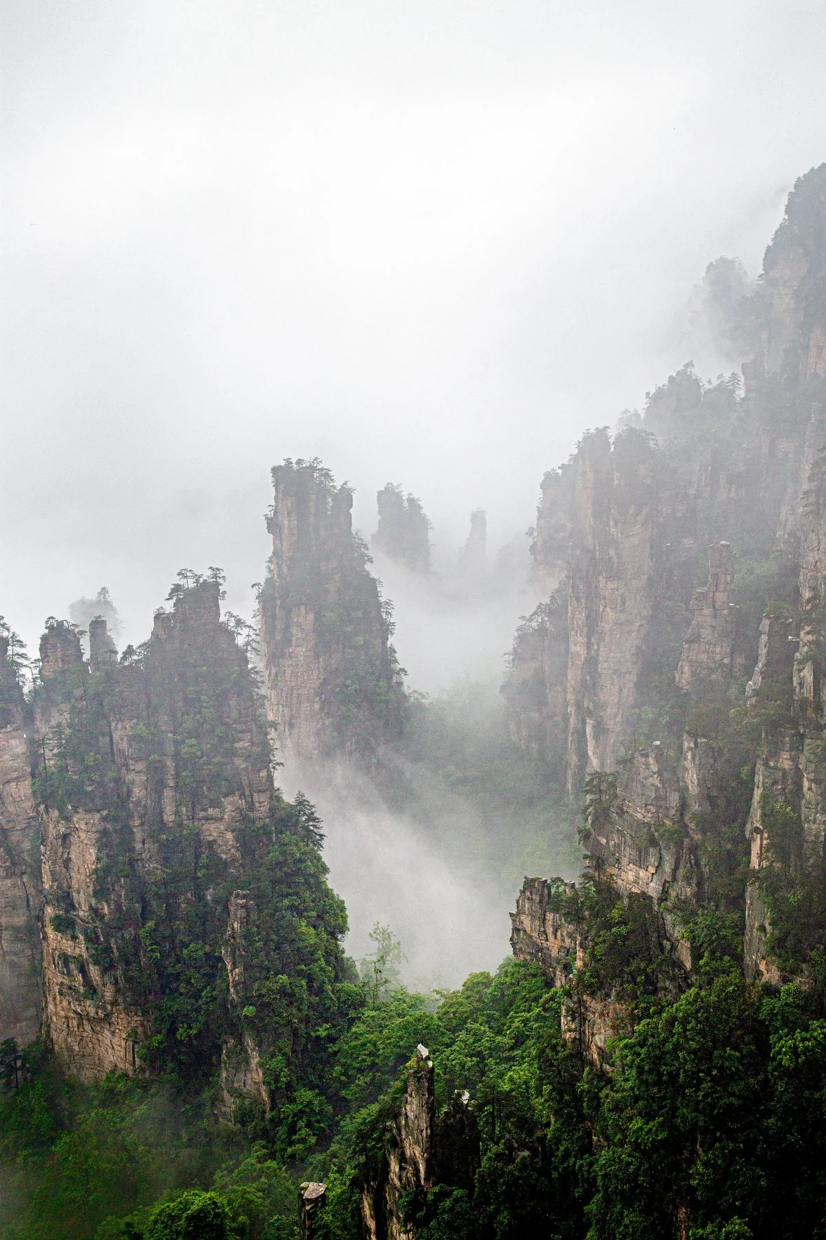 Zhangjiajie Avatar Mountains Tour — UNESCO Sandstone Pillars & Glass Bridge Thrills — detailed description landscape (description view)
