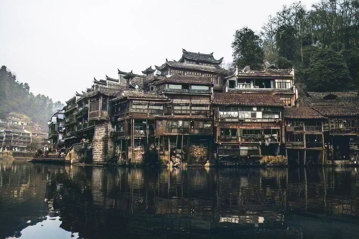 Fenghuang Ancient Town — Xiangxi, Hunan Province Cultural (spot card)