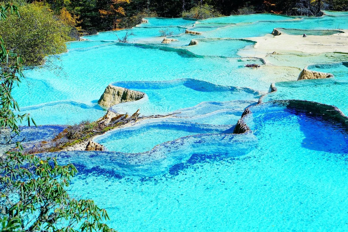 Jiuzhaigou Valley — Jiuzhaigou County, Sichuan Province Natural (spot card)